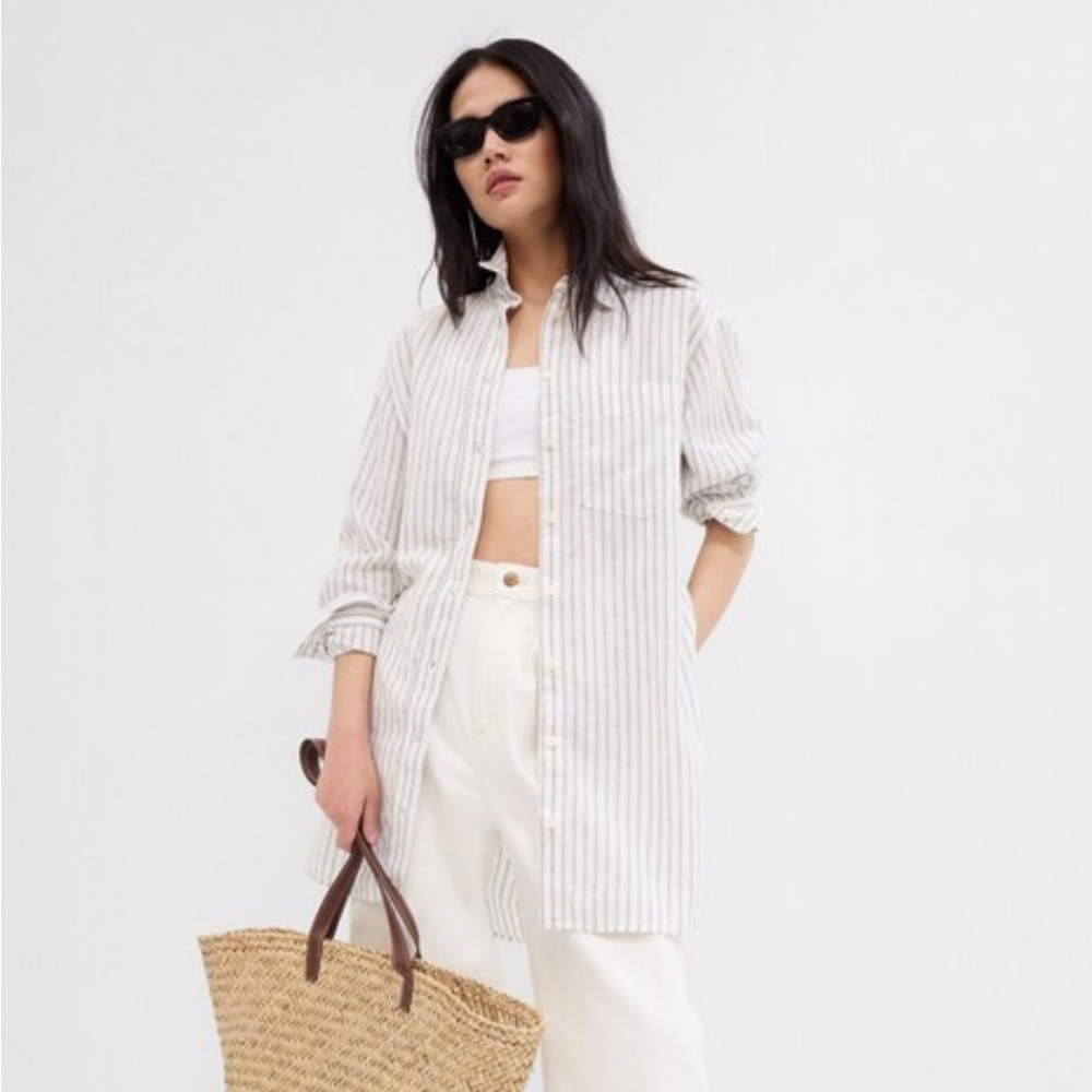 GAP Oversized Linen Tunic XS